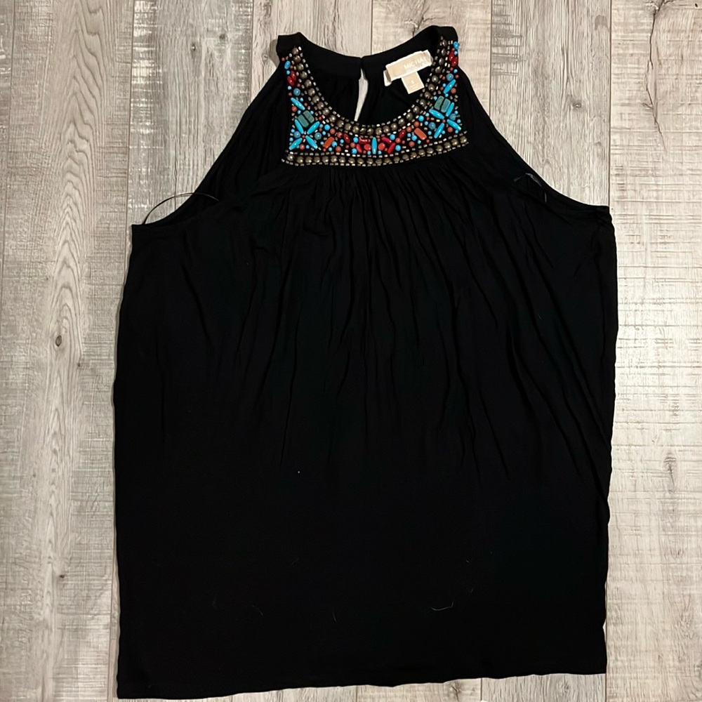 Michael Kors Beaded Tank Top